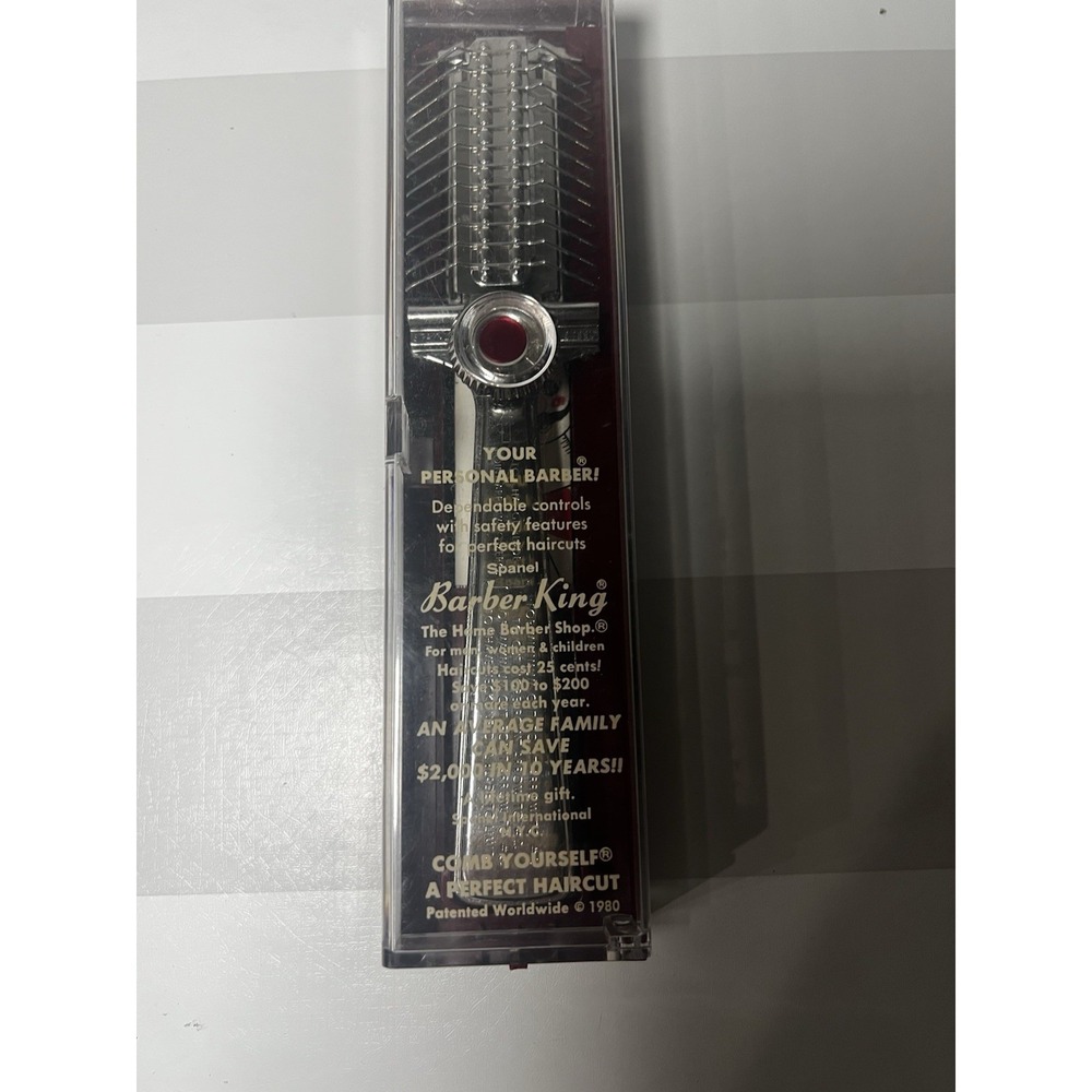 Spanel Barber King Vintage Personal Home Comb Hair Cutter with blades